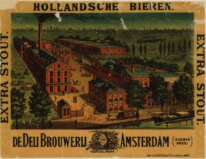 Deli bierbrouwerij aan de Weesperzijde, 1886