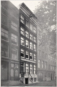 Jongenshuis van Hulp voor Onbehuisden aan de Prins Hendrikkade 165 in Amsterdam, 1911