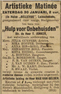 Advertentie in het Algemeen Handelsblad 24 januari 1915