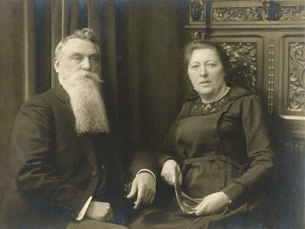 Het echtpaar Jonker, omstreeks 1918
