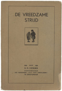Omslag van de goedkope editie van De vreedzame strijd, 1926
