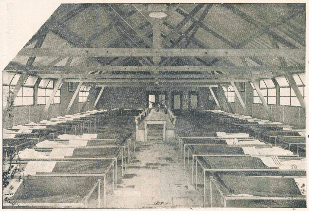 De vluchthaven der zwervers, luidt het onderschrift bij deze foto in het HvO-blad in 1927