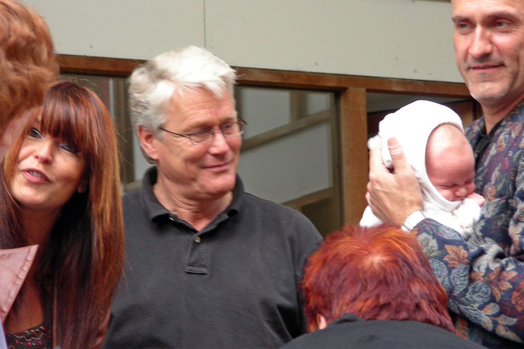 Peter Lokkerbol met collega's in 2006