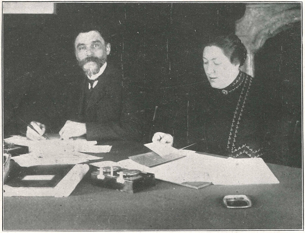 Tjitte en Jeanette Jonker in 1907