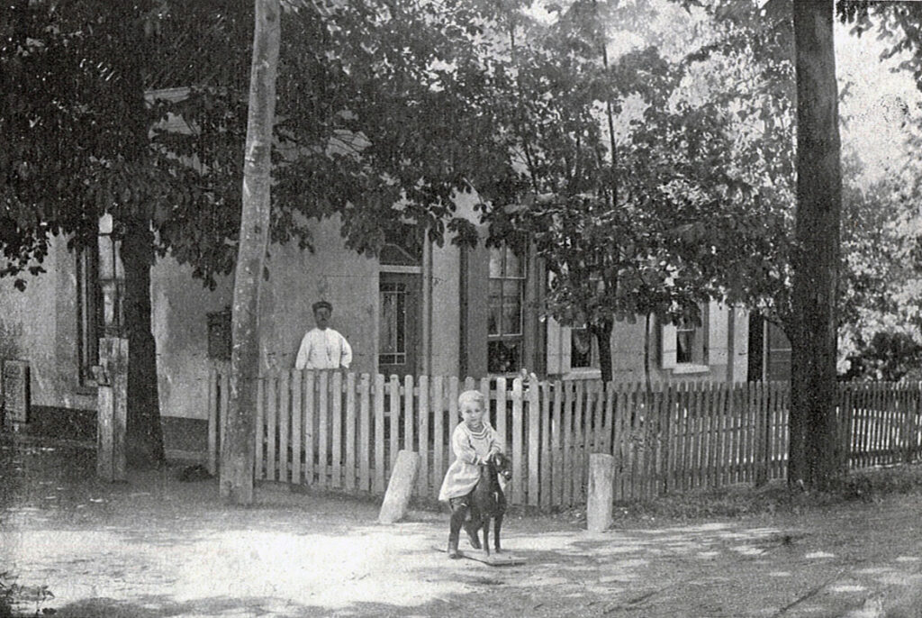 De tuinmanswoning van Jeanette Oord van Hulp voor Onbehuisden in 1910