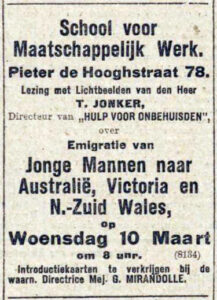 Advertentie Algemeen Handelsblad 9 maart 1915