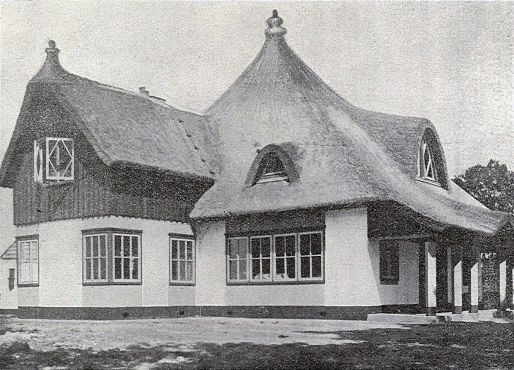 Ontspanningslokaal van Hulp voor Onbehuisden in Hoogersmilde. 1918