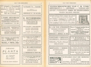 Om de kosten te drukken ziet HvO zich in 1924 gedwongen commerciële advertenties in het tijdschrift op te nemen
