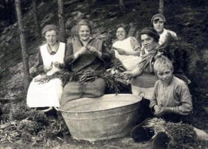 Vakantiekamp van HvO, 1927, eten klaarmaken