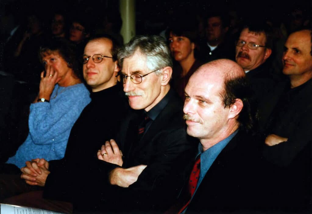 Bij het afscheid van Hylke van Zwol in Artis, 2000