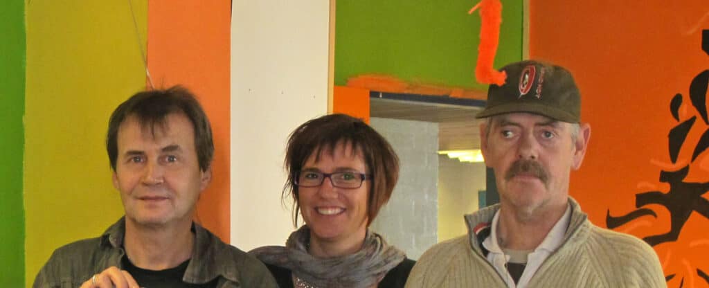 In 2010 met Eddy en Chris, bewoners van de Rijswijk