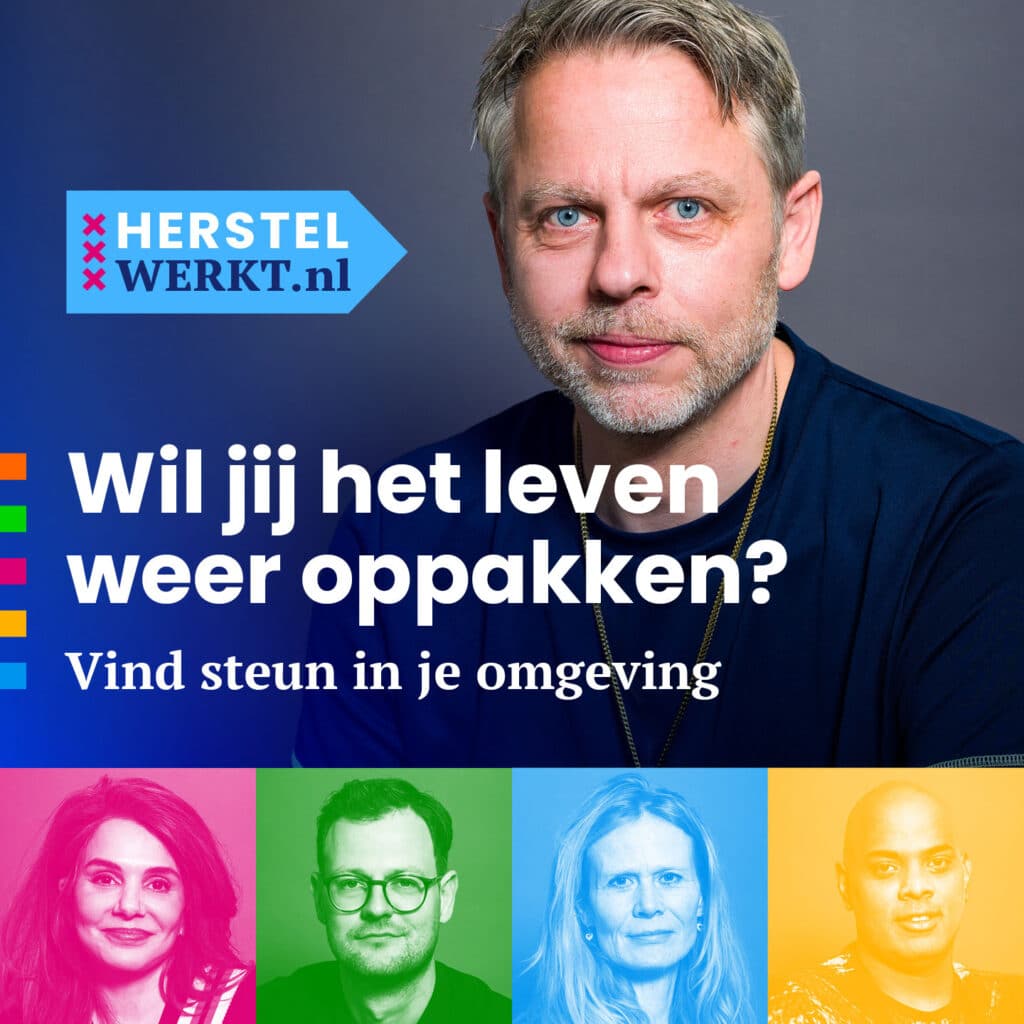 Martijn Fuldner van ons Herstelbureau is een van de blikvangers in de campagne Herstel Werkt!